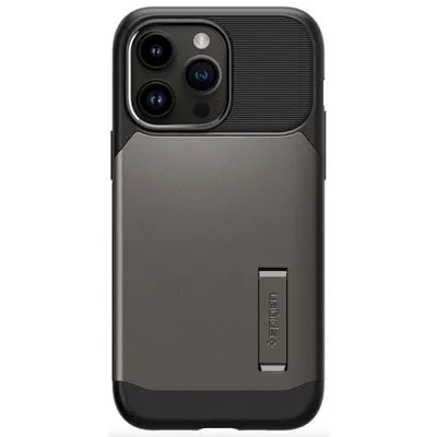 Spigen Slim Armor Fitted Hard Shell Case for iPhone 14 Pro Max - Gunmetal