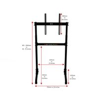 Next Level Racing Free Standing Single Monitor Stand