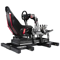 Next Level Racing F-GT Elite Formula & GT Aluminum Profile Simulator Cockpit - Front & Side Mount