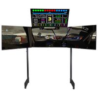 Next Level Racing Elite Freestanding Overhead / Quad Monitor Stand Add-On Carbon Grey