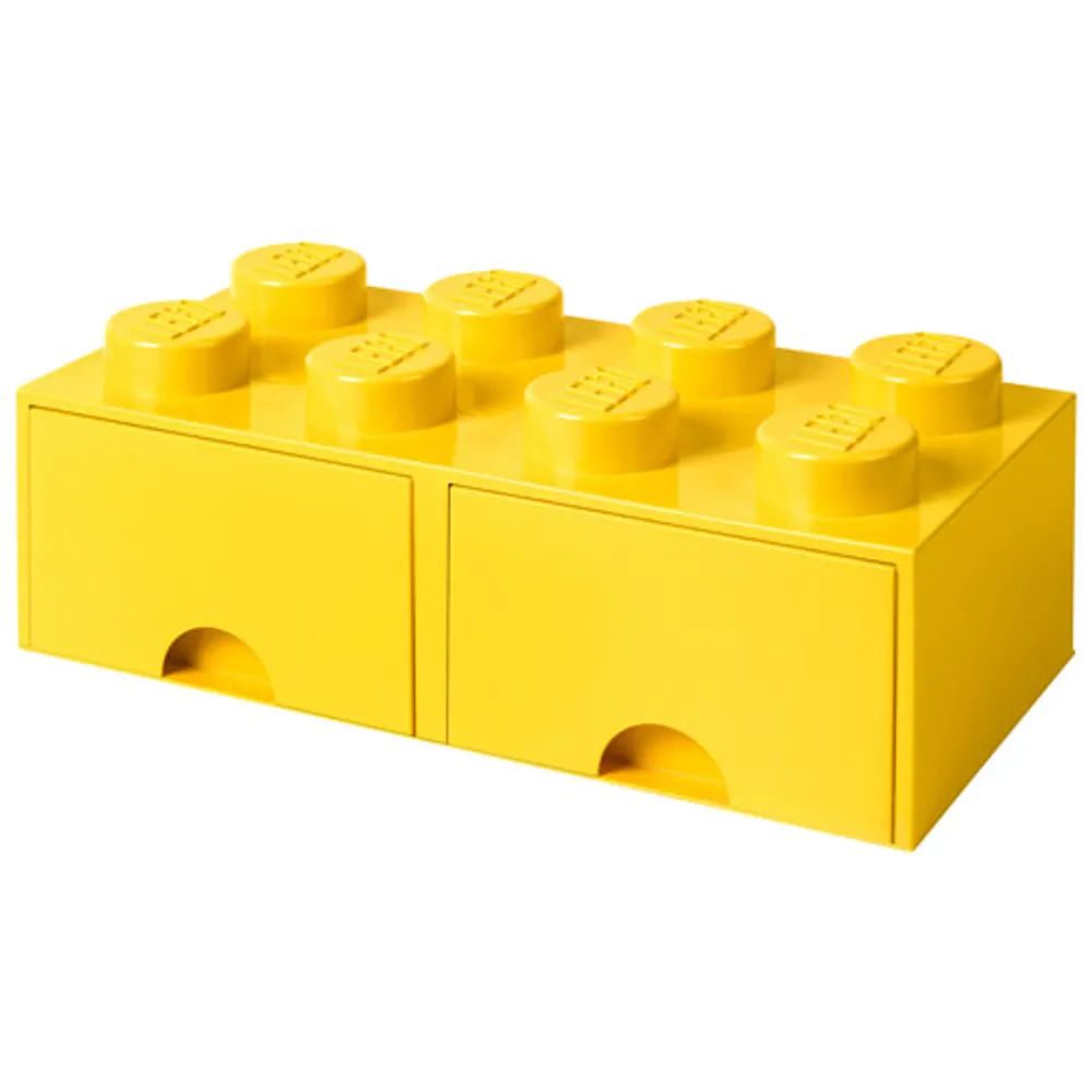 LEGO 8 Knobs Brick Storage Box with 2 Drawers