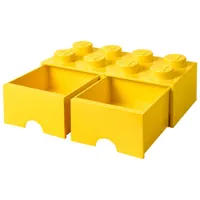 LEGO 8 Knobs Brick Storage Box with 2 Drawers