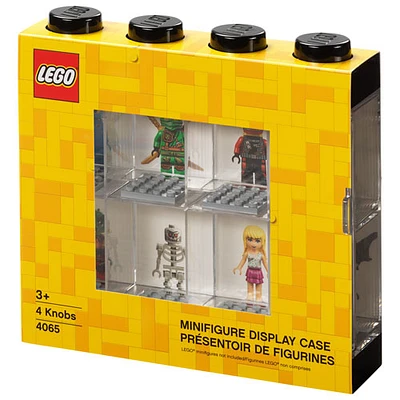 Boîte de présentation pour 8 figurines LEGO - Noir (40650003)