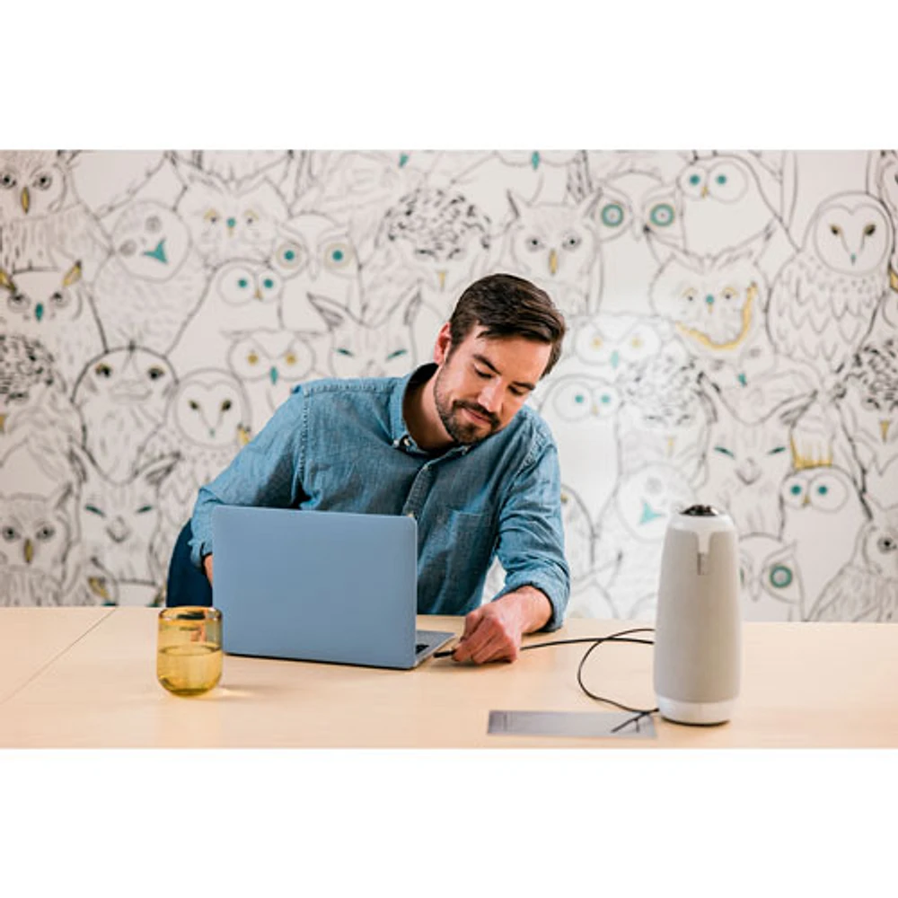 Owl Labs Meeting Owl 3 Smart Video Conference Camera (MTW300-1000) - Black