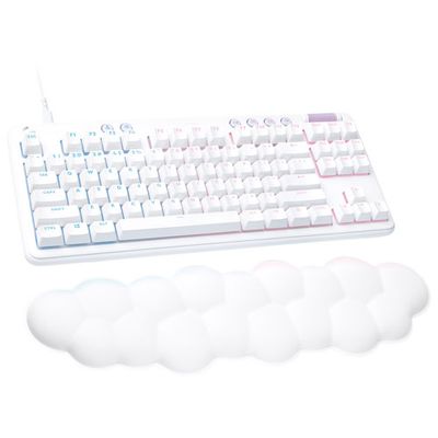 Logitech G Aurora Collection G713 Backlit Mechanical GX Red Linear Gaming Keyboard - White Mist