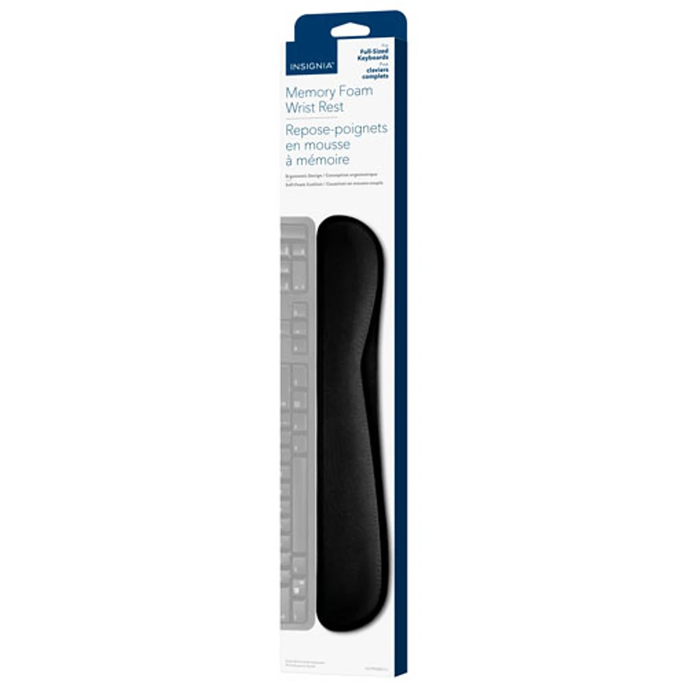 Insignia Memory Foam Wrist Rest (NS-PR2MB23-C) - 46.2cm (18.2in) - Black