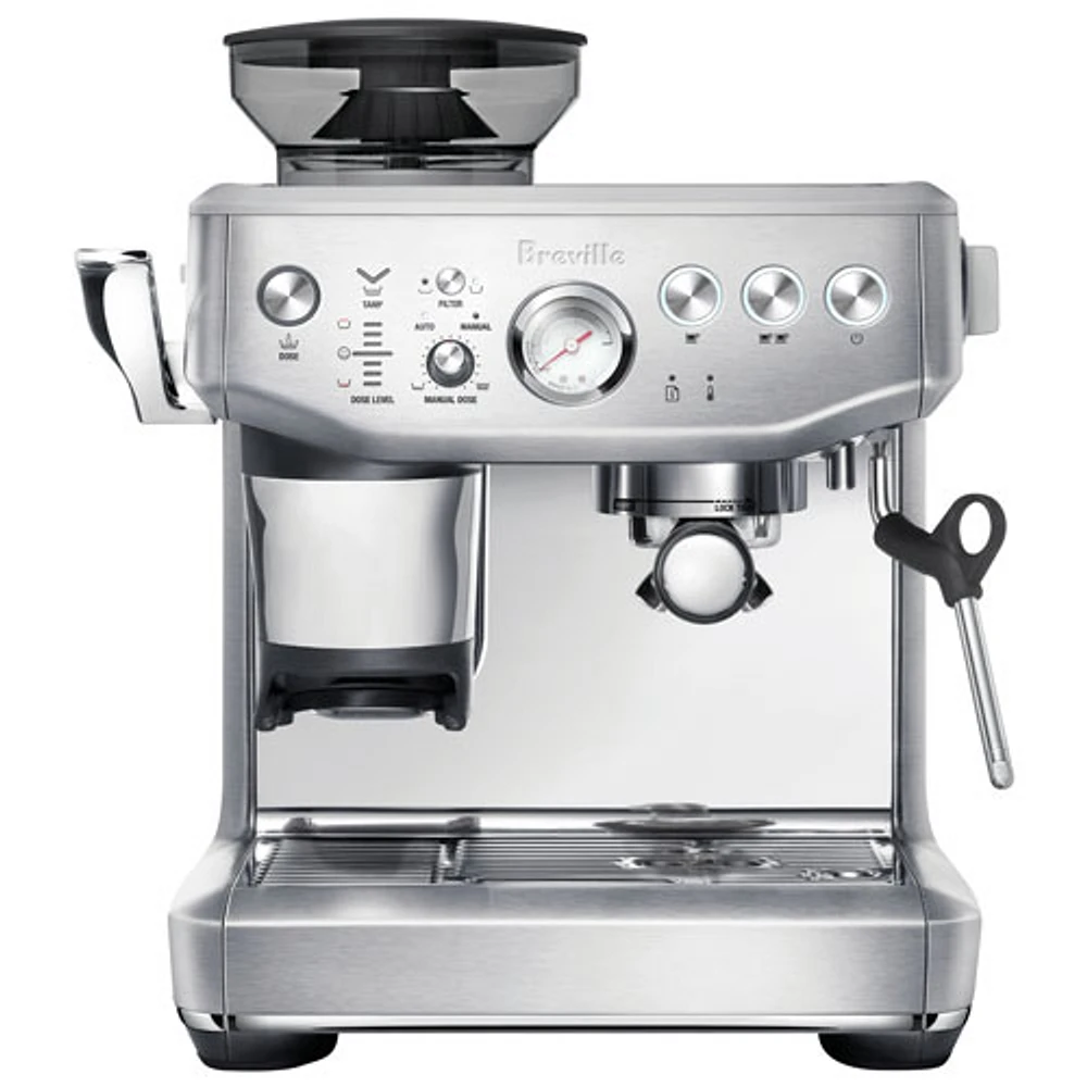 Machine à espresso Impress Barista Express de Breville (BES876BSS1BNA1) - Acier inoxydable brossé