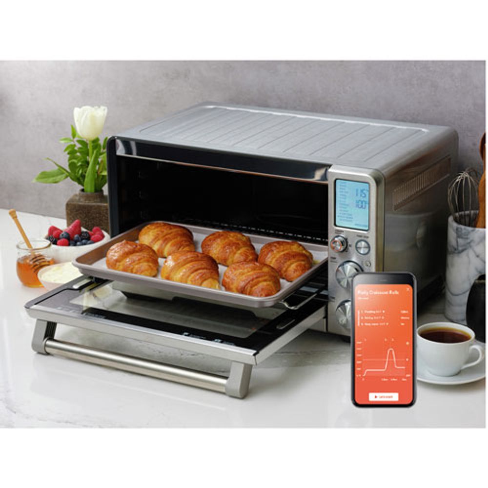 Breville Joule Oven Air Fryer Pro with Connected App - 0.9 Cu. Ft./25.5L - Brushed Stainless Steel