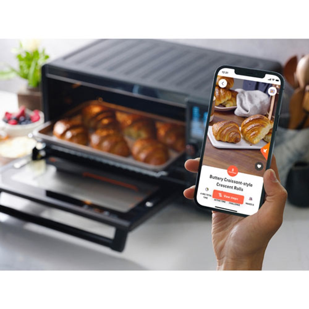 Breville Joule Oven Air Fryer Pro with Connected App - 0.9 Cu. Ft. - Black Stainless Steel