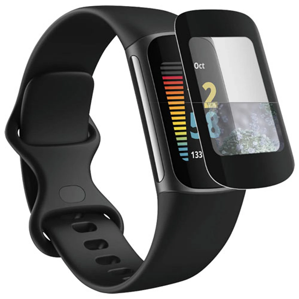 Protecteur d'écran de PanzerGlass pour Charge 5 de Fitbit - Transparent