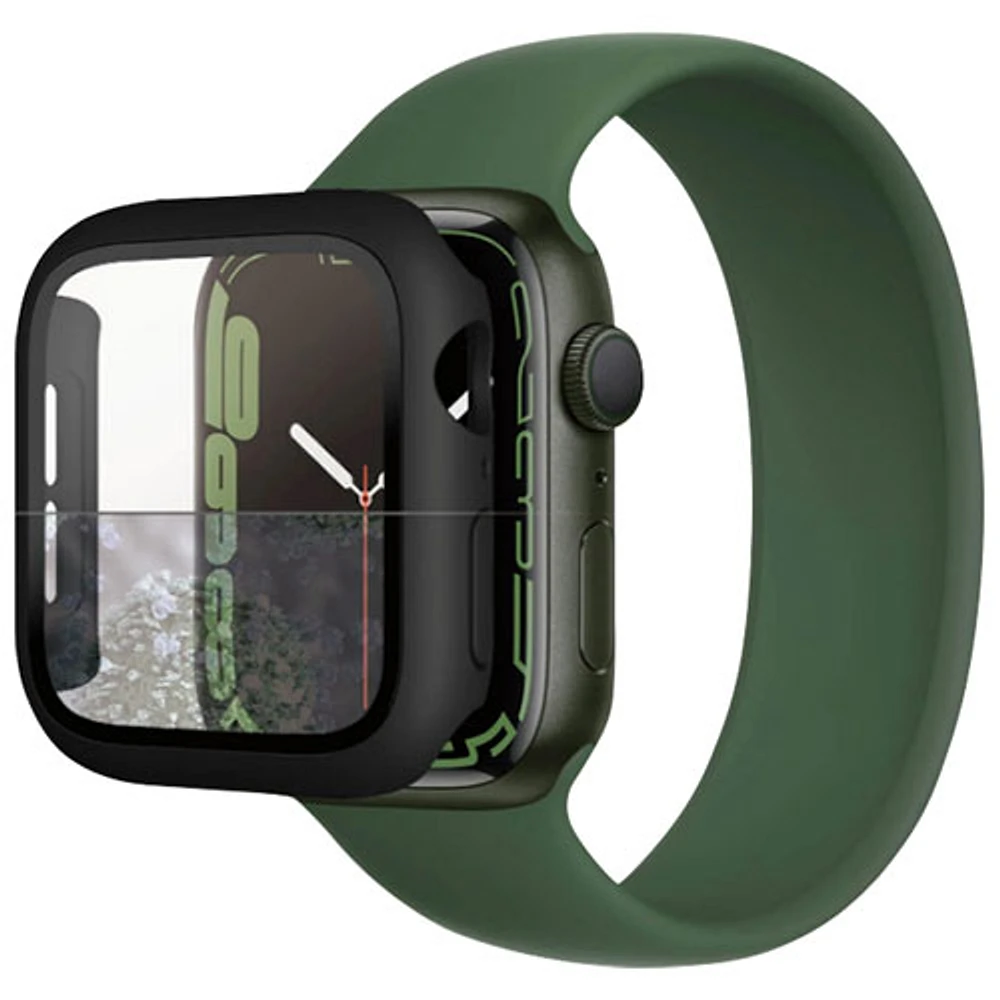 Protecteur d'écran de 41 mm et étui Full Body de PanzerGlass pour Apple Watch - Noir