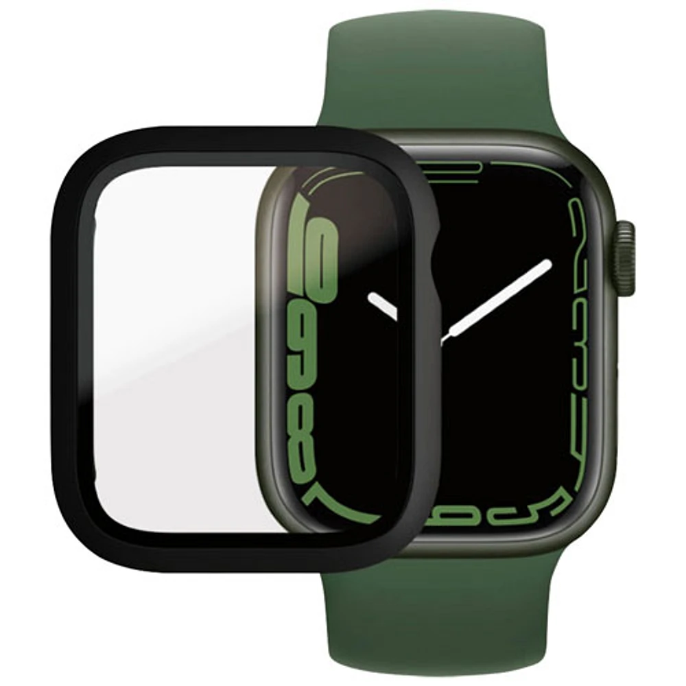 Protecteur d'écran de 41 mm et étui Full Body de PanzerGlass pour Apple Watch - Noir