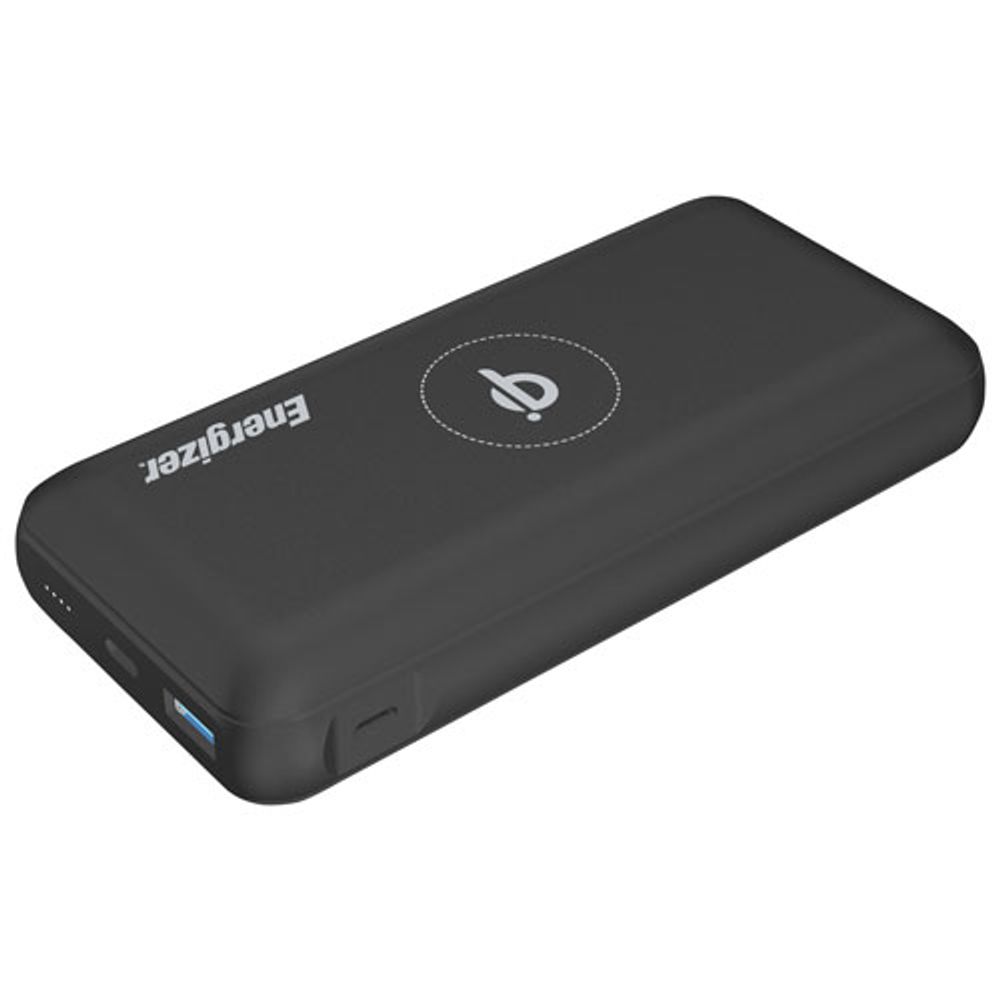 Energizer mAh USB-A/USB-C Power Bank with Wireless Qi Charger