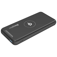 Energizer 10000 mAh USB-A/USB-C Power Bank with Wireless Qi Charger - Black