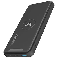 Energizer 10000 mAh USB-A/USB-C Power Bank with Wireless Qi Charger - Black