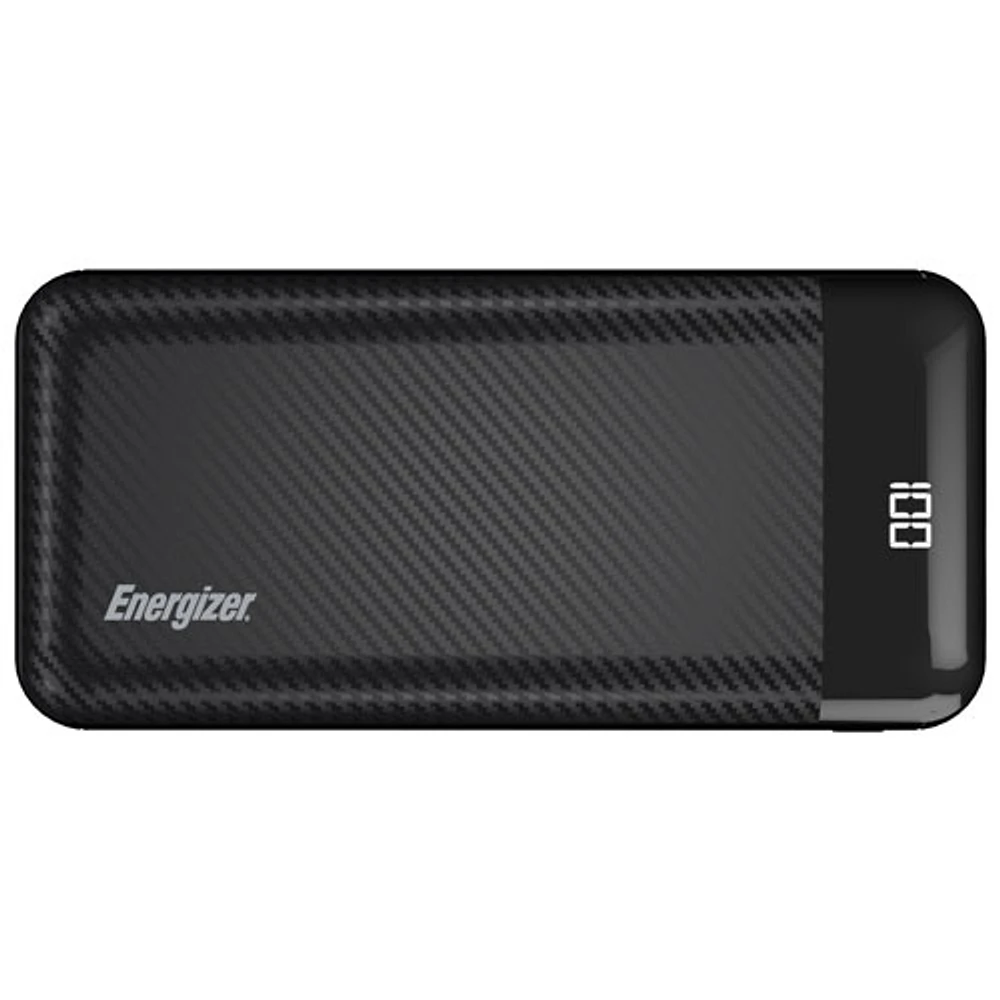 Energizer 20000 mAh Dual USB-A Power Bank - Black