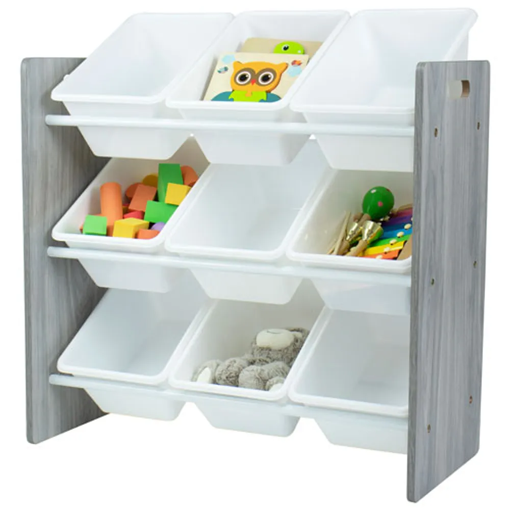 Humble Crew 9-Bin Toy Organizer - Grey