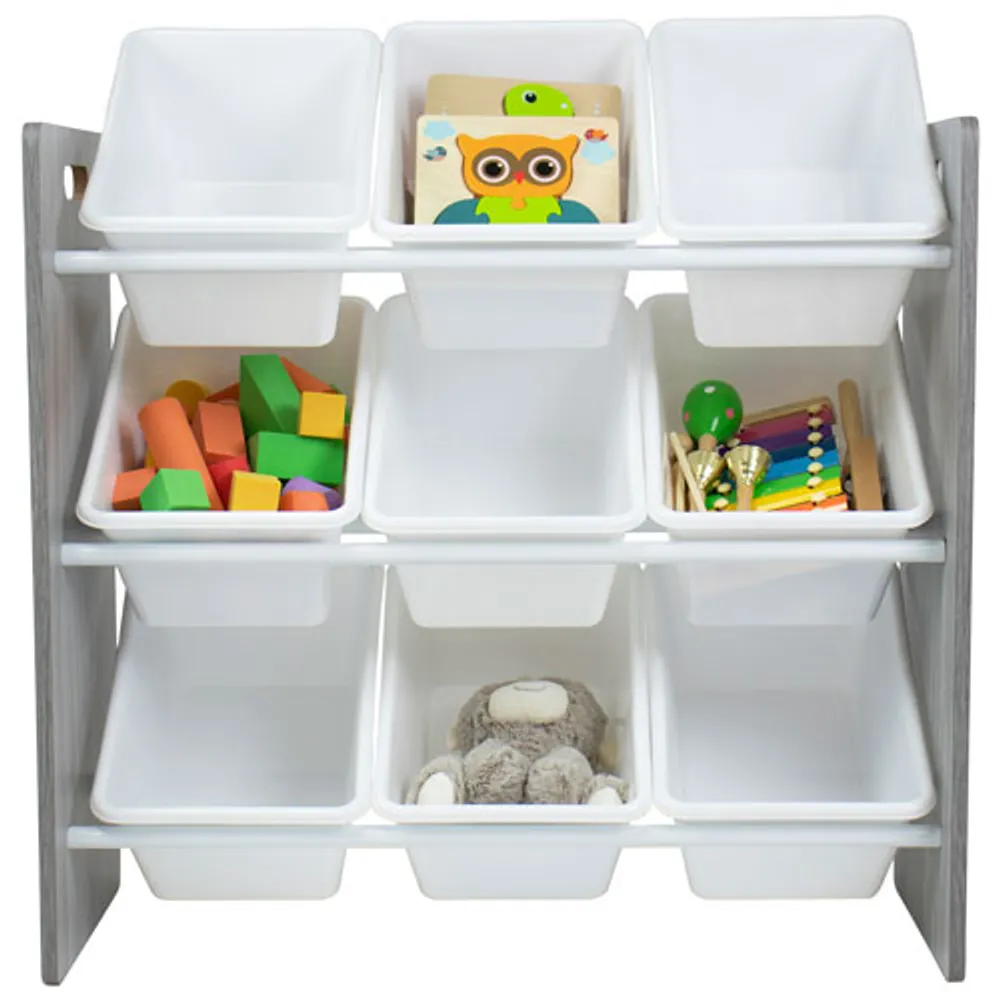 Humble Crew 9-Bin Toy Organizer - Grey