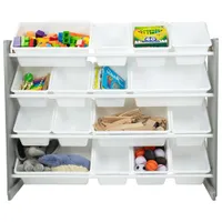 Humble Crew Super-Sized 16-Bin Toy Organizer - Grey