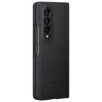 Samsung Leather Flip Cover Case for Galaxy Z Fold4 - Black