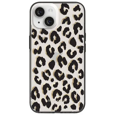 kate spade new york Fitted Hard Shell Case for iPhone 14/13 - Leopard
