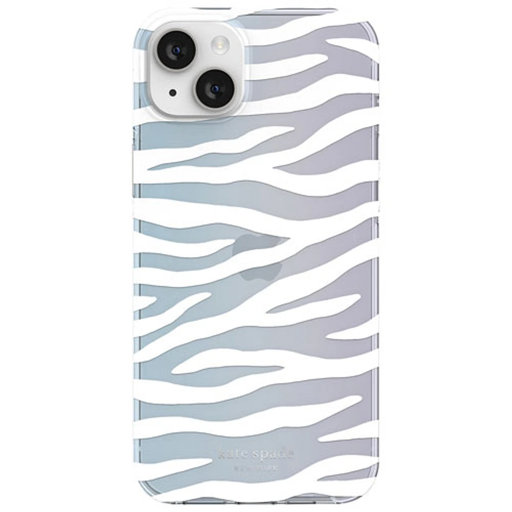 kate spade new york Fitted Hard Shell Case for iPhone 14 Plus - Zebra