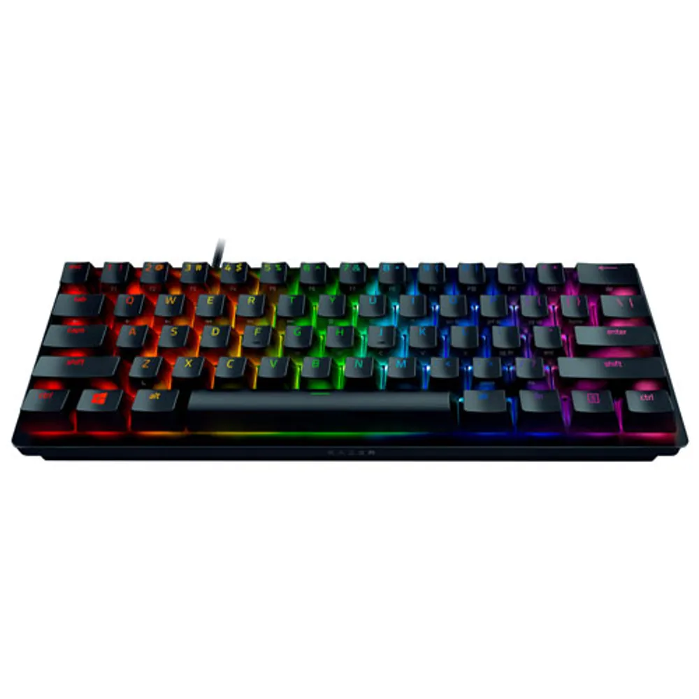 Razer Huntsman Mini Backlit Mechanical Doubleshot PBT TKL Ergonomic Gaming Keyboard