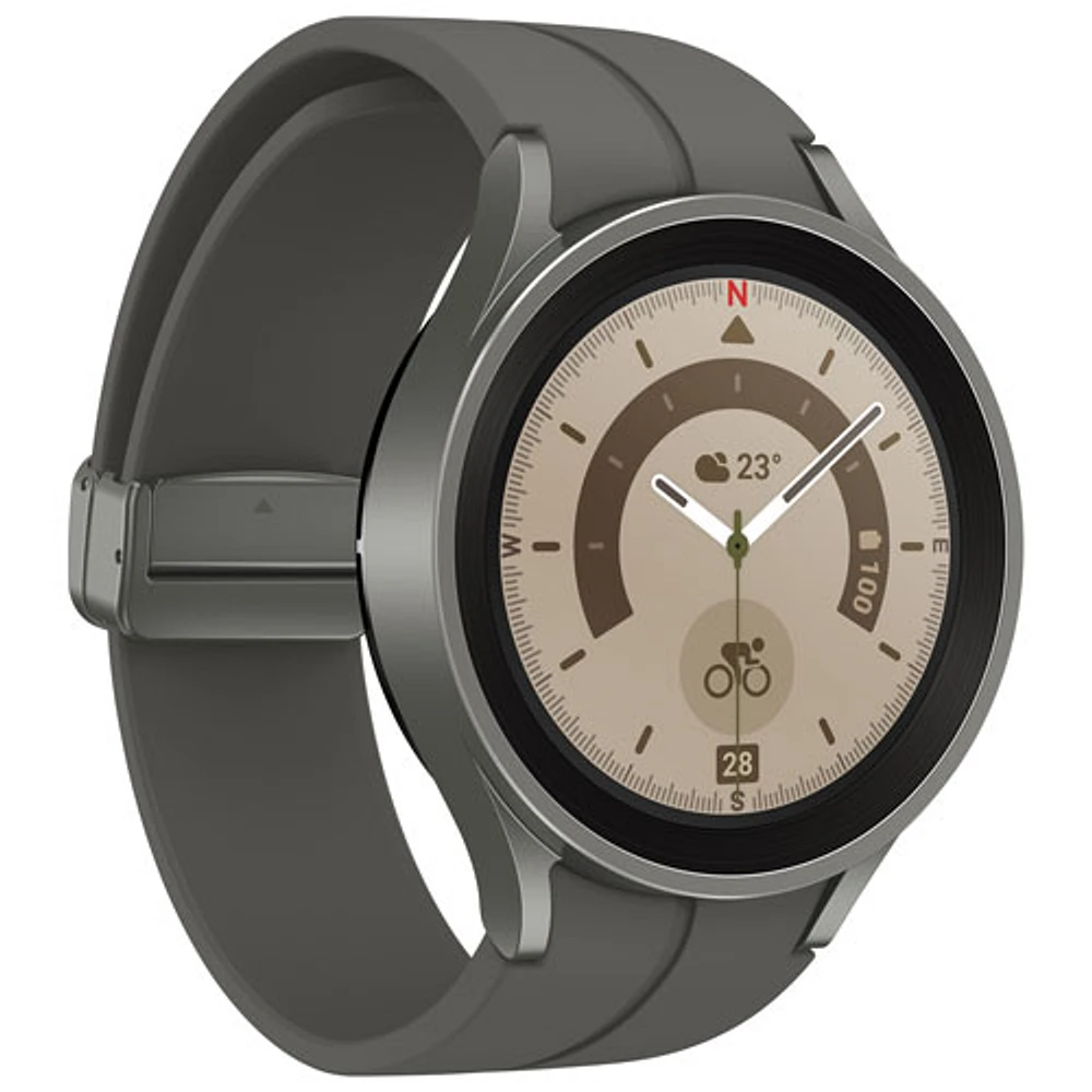 Montre intelligente LTE de 45 mm Samsung Galaxy Watch5 Pro - Gris