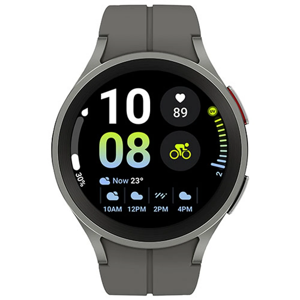 Montre intelligente LTE de 45 mm Samsung Galaxy Watch5 Pro - Gris