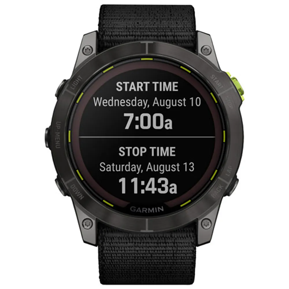 Garmin Enduro 2 51mm Solar GPS Watch with Heart Rate Monitor - Black
