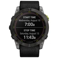 Montre intelligente multisport solaire Bluetooth de 51 mm Enduro 2 de Garmin - Noir