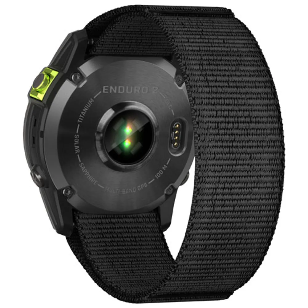 Montre intelligente multisport solaire Bluetooth de 51 mm Enduro 2 de Garmin - Noir