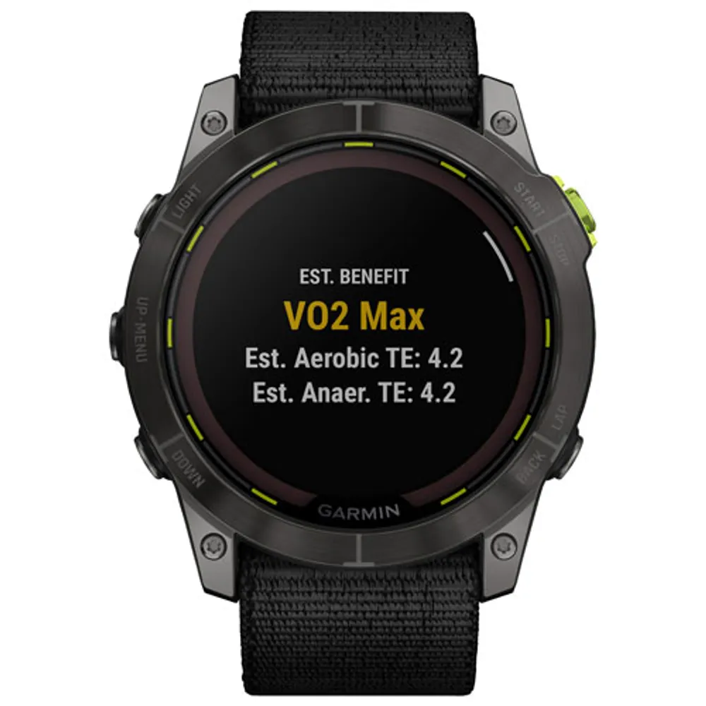 Garmin Enduro 2 51mm Solar Bluetooth Multisport Smartwatch - Black