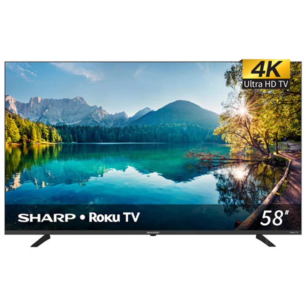 Sharp 58" 4K UHD HDR LED Roku OS Smart TV (4T-C58EL8UR) - 2024 - Only at Best Buy