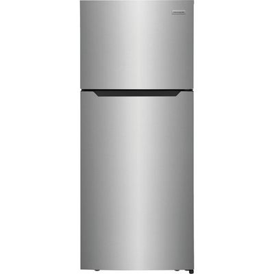 Frigidaire 28" 17.6 Cu. Ft. Top Freezer Refrigerator with LED Lighting (FFHT1822UV) - Brushed Steel
