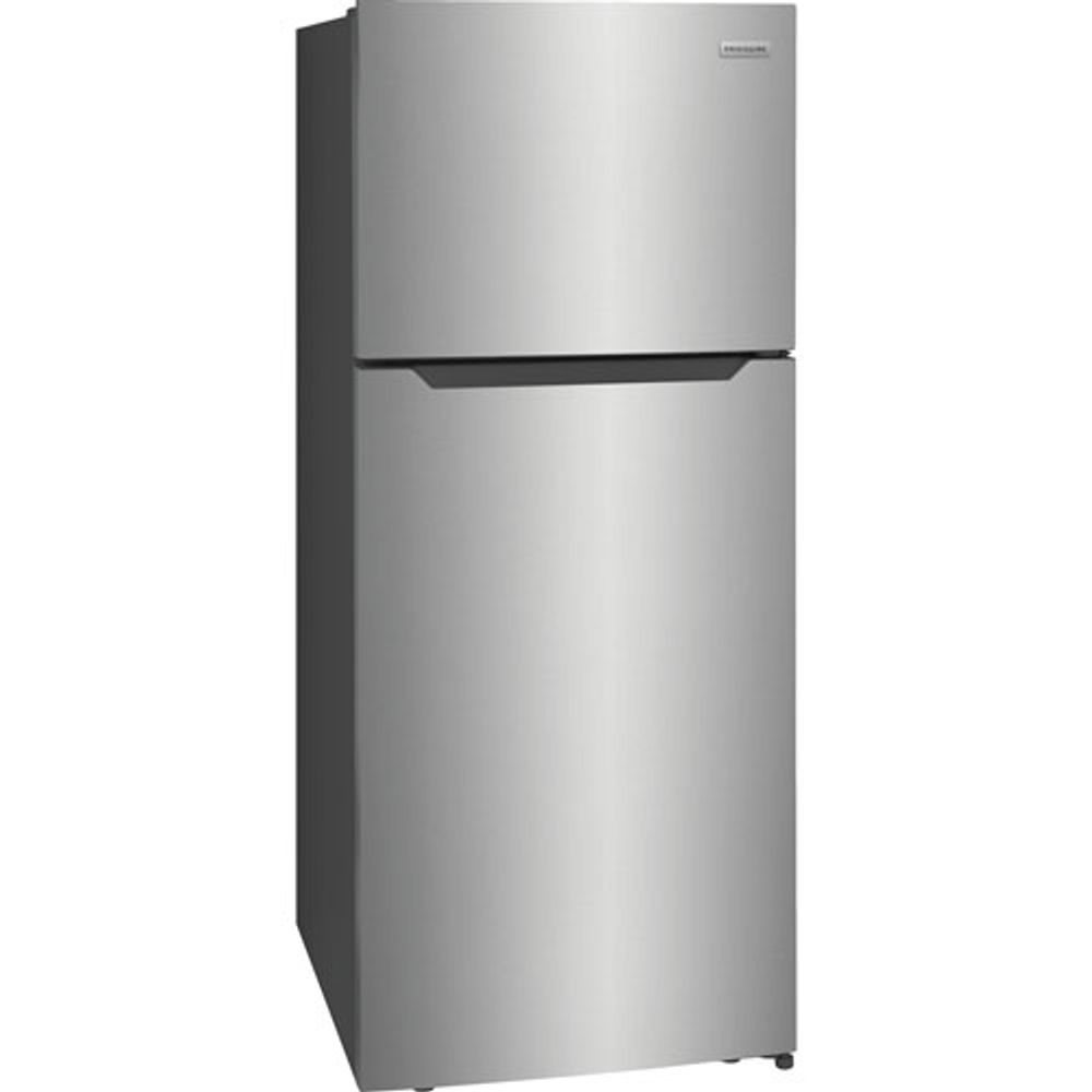 Frigidaire 28" 17.6 Cu. Ft. Top Freezer Refrigerator with LED Lighting (FFHT1822UV) - Brushed Steel