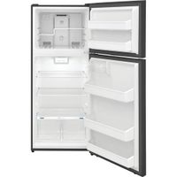 Frigidaire 28" 17.6 Cu. Ft. Top Freezer Refrigerator with LED Lighting (FFHT1822UV) - Brushed Steel