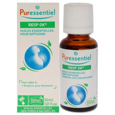 Diffusion Essential Oil - Respiratory Blend by Puressentiel for Unisex - 1.01 oz Oil