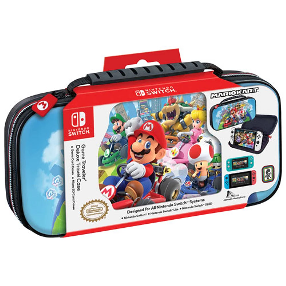 Étui de luxe Game Traveler de RDS pour Nintendo Switch - Mario Kart