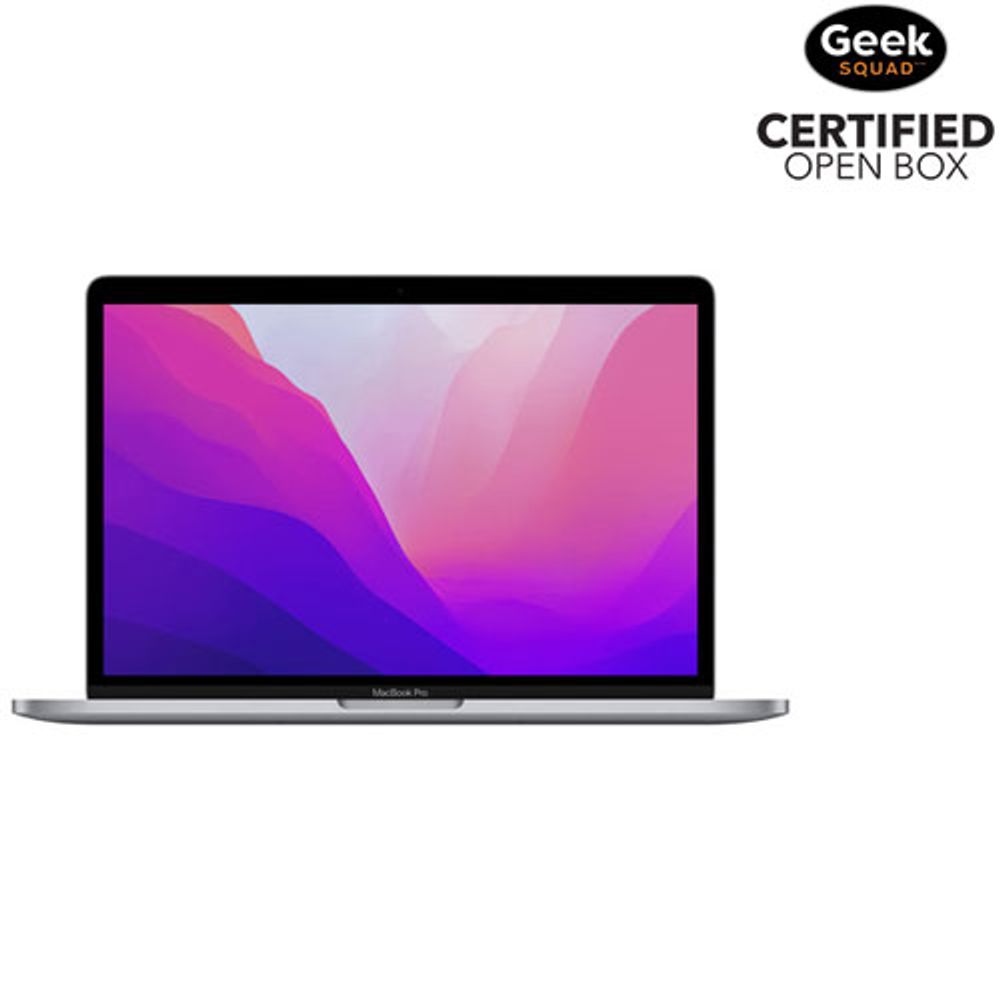 Open Box - Apple MacBook Pro 13.3" w/ Touch Bar (2022) -Space Grey (Apple M2 Chip/256GB SSD/8GB RAM) -Eng