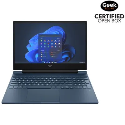 Boîte ouverte - Portable de jeu Victus 15 po de HP (Ryzen 5 5600H d'AMD/SSD 512 Go/RAM 8 Go/GeForce GTX 1650/Windows 11)