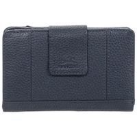 Mancini Pebble RFID Genuine Leather Bi-fold -Slot Clutch Wallet