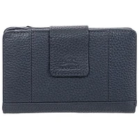 Mancini Pebble RFID Genuine Leather Bi-fold -Slot Clutch Wallet