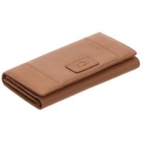 Mancini Pebble RFID Genuine Leather Tri-fold Clutch Wallet