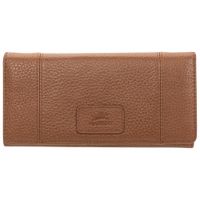 Mancini Pebble RFID Genuine Leather Tri-fold Clutch Wallet