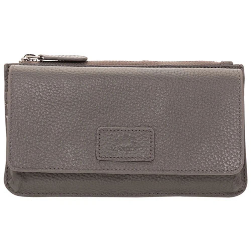 Mancini Pebble RFID Genuine Leather Bi-fold Wallet