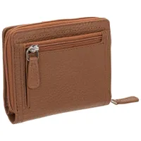 Mancini Pebble RFID Genuine Leather Bi-fold -Slot Clutch Wallet