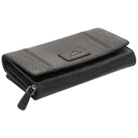 Mancini Pebble RFID Genuine Leather Bi-fold 21-Slot Clutch Wallet