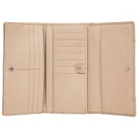 Mancini Pebble RFID Genuine Leather Tri-fold Clutch Wing Wallet