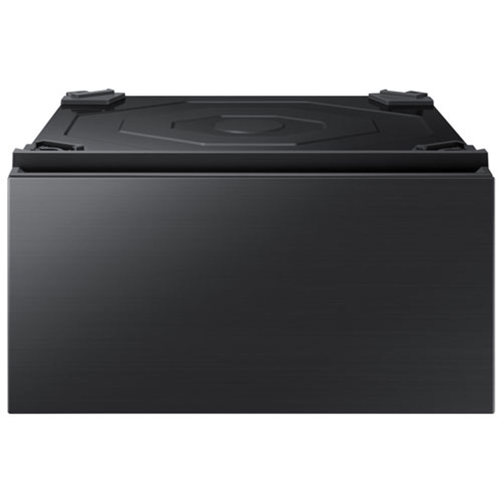 Samsung BESPOKE 27" Laundry Pedestal (WE502NV) - Black Stainless Steel
